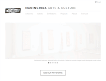 Tablet Screenshot of maningrida.com